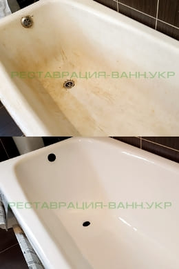 Реставрация чугунной ванны - Луганск