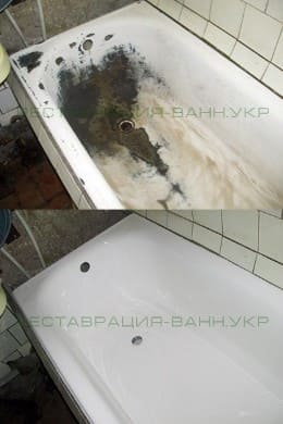 Реставрация старой ванны - Хмельницкий