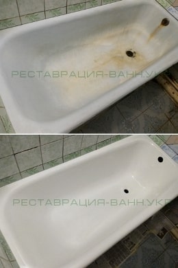 Реставрация старой ванны - Винница