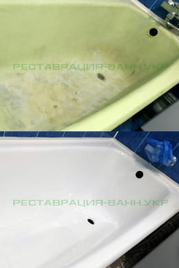 Реставрация старой ванны - Луганск