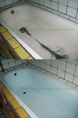 Реставрация стальной ванны Харьков