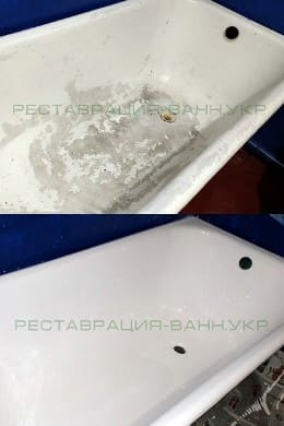 Реставрация старой ванны - Ровно